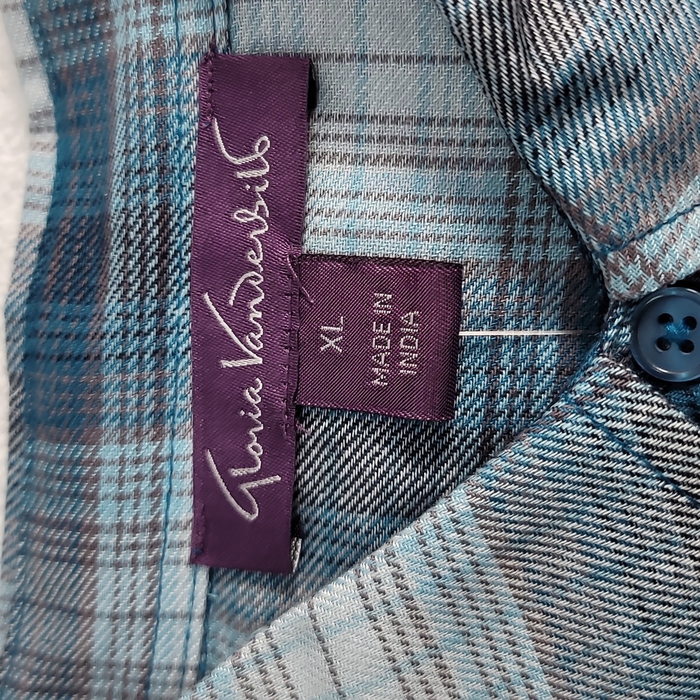 Gloria Vanderbilt Womens flannel shirt - Picture 3 of 11